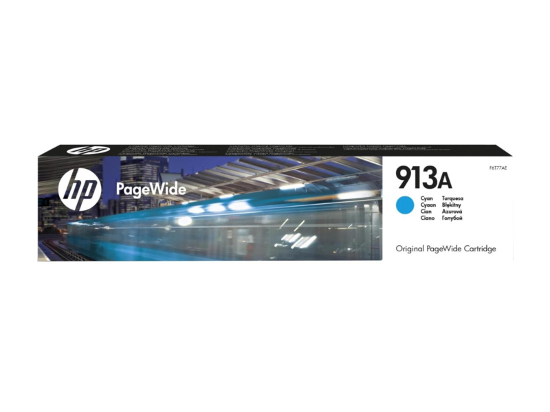 Inkoust HP F6T77AE, azurová