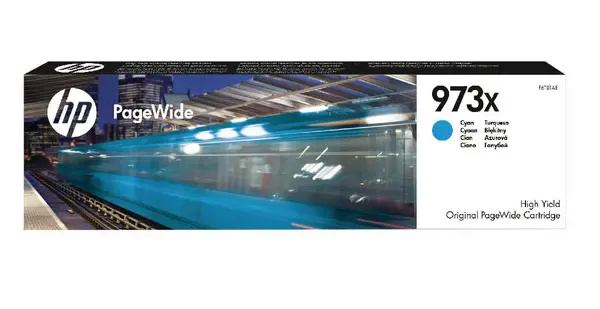 HP F6T81AE č. 973X Azurová
