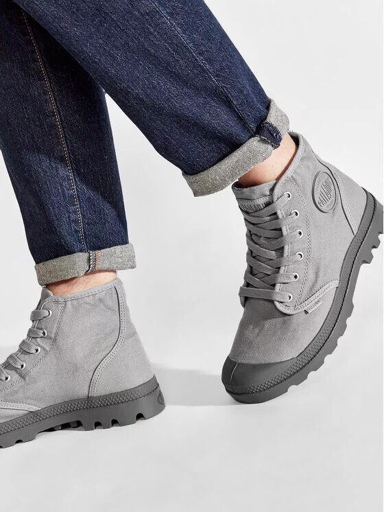 Pánské kotníkové boty Pampa Hi M 02352-071-M Šedá - Palladium šedá 46