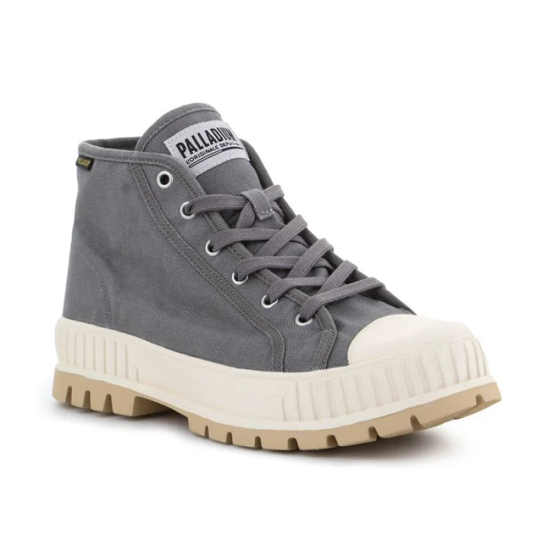 Unisex Pallashock Mid OG Granite Gray U 76681-070-M - Palladium EU 39