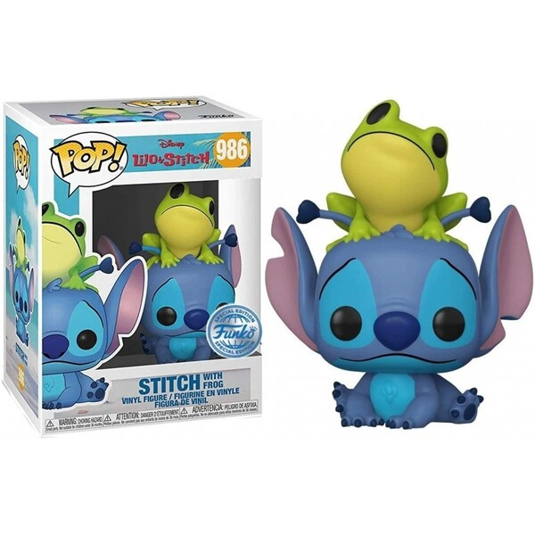 Funko POP! 986 Disney Lilo & Stitch with Frog Special Edition