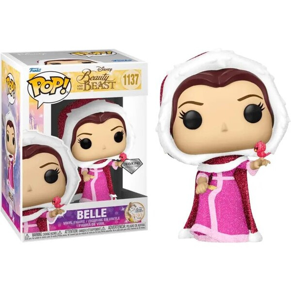 Funko Pop! 1137 Disney Beauty and the Beast Winter Belle Special Diamond Collection