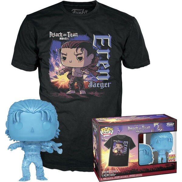 Funko Pop! Attack on Titan Final Season Eren Jaeger Tee Box Černá