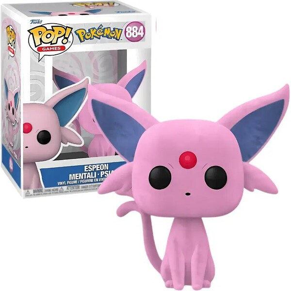 Funko Pop! 884 Pokémon Espeon Flocked