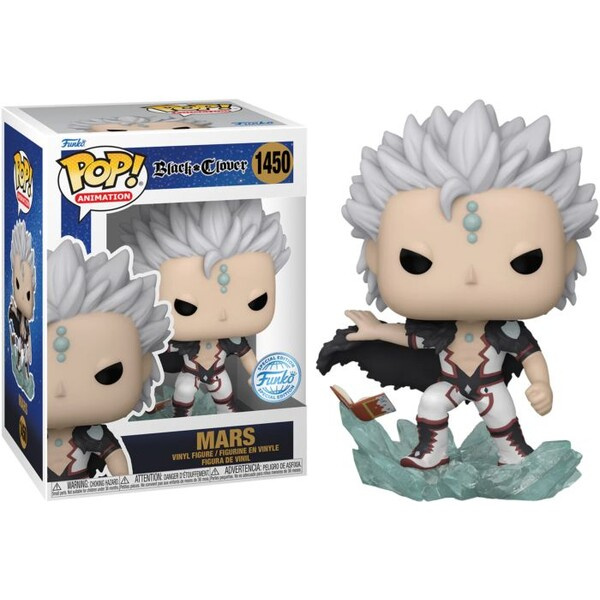 Black Clover POP! Animation Vinyl Figure Mars with Grimoire Exclusive Edition 9 cm