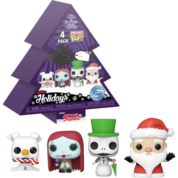 Funko Pocket POP! TNBC- Tree Holiday Box (4 figurky)