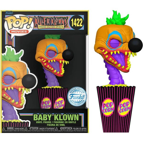Funko Pop! Killer Klowns from Outer Space Baby Klown Blacklight Special Edition