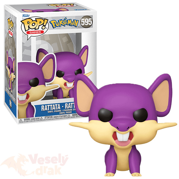 Funko POP! #595 Games: Pokémon - Rattata