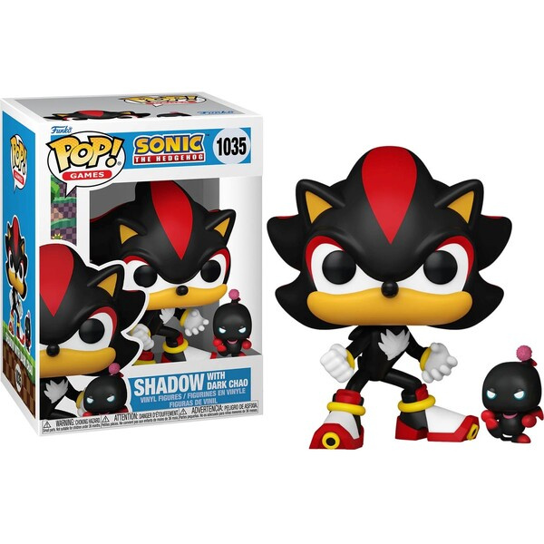 Funko Pop! 1035 Sonic The Hedgehog Shadow With Dark Chao