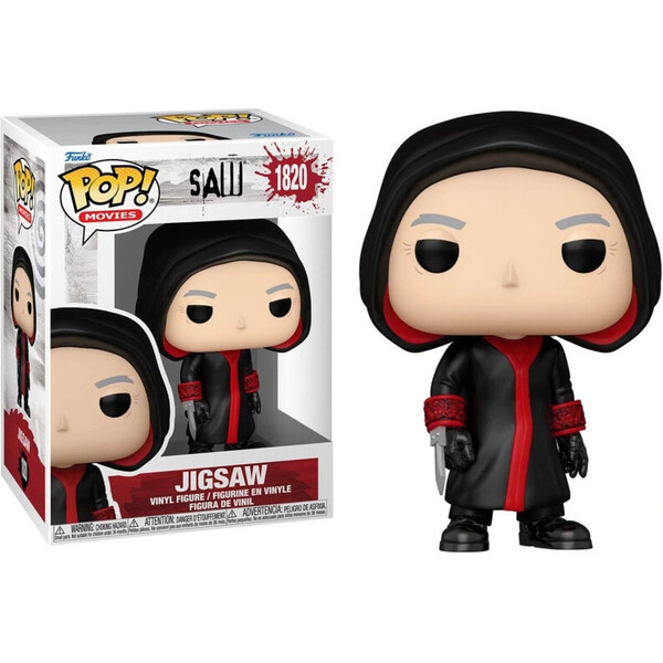 Funko POP! #1820 Movies: Saw 10th Anniversary - Jigsaw (šance na chase)
