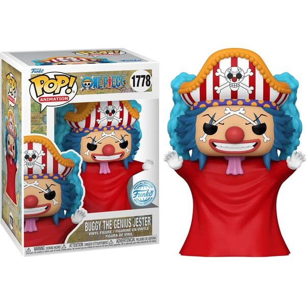 Funko Pop! 1778 One Piece Buggy the Genius Jester Special Edition