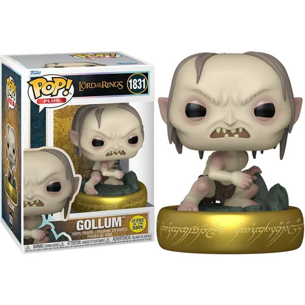 Funko POP! #1831 Plus: The Lord of the Rings - Gollum (GITD)