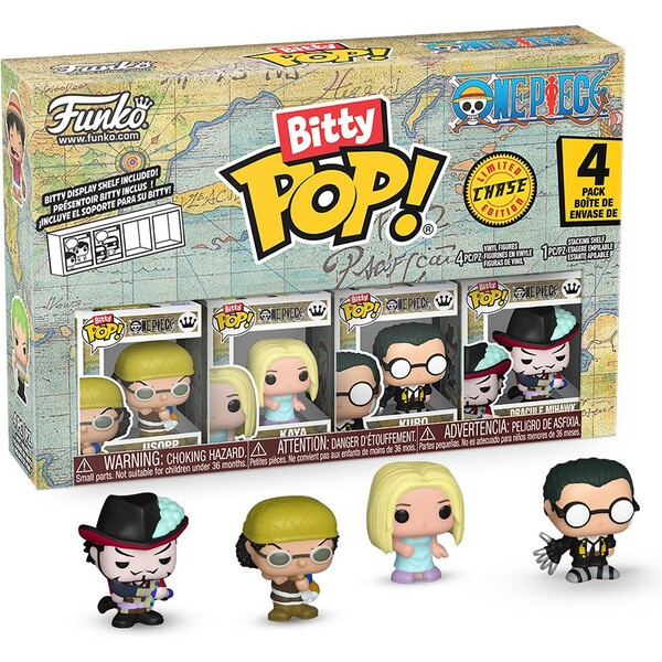 Funko Bitty POP! One Piece - Usopp 4 pack (Šance na chase)