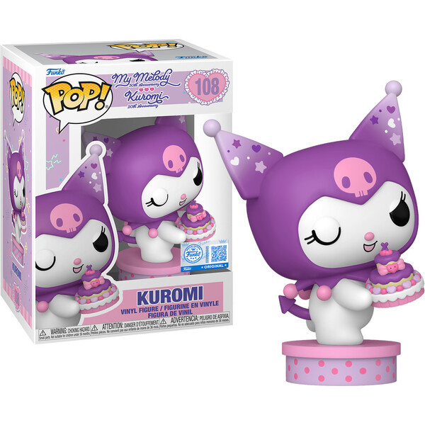 Funko POP! #108 Sanrio: Hello Kitty & Friends - Kuromi with Cake