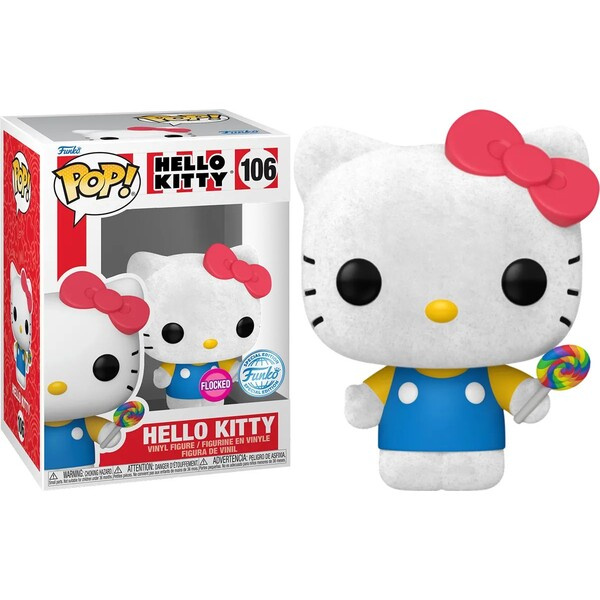 Funko POP! 106 Hello Kitty - Hello Kitty Special Flocked Edition