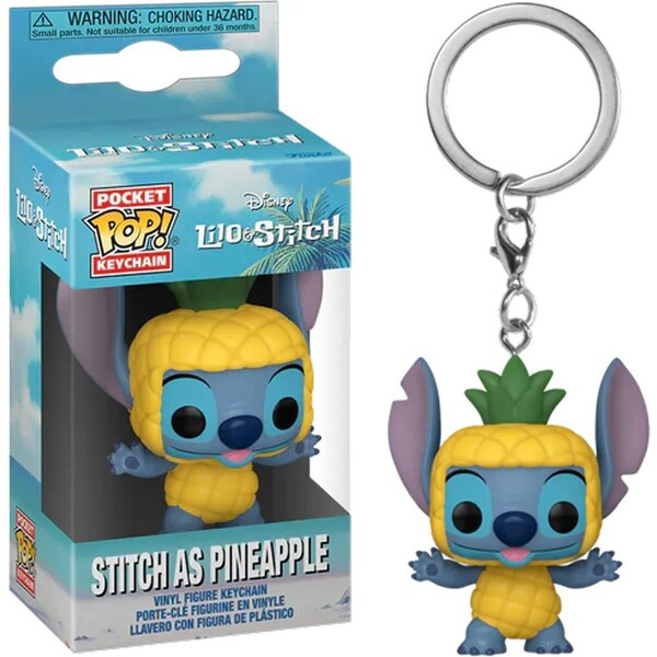 Funko POP Keychain: Lilo & Stitch - Stitch as Pineapple