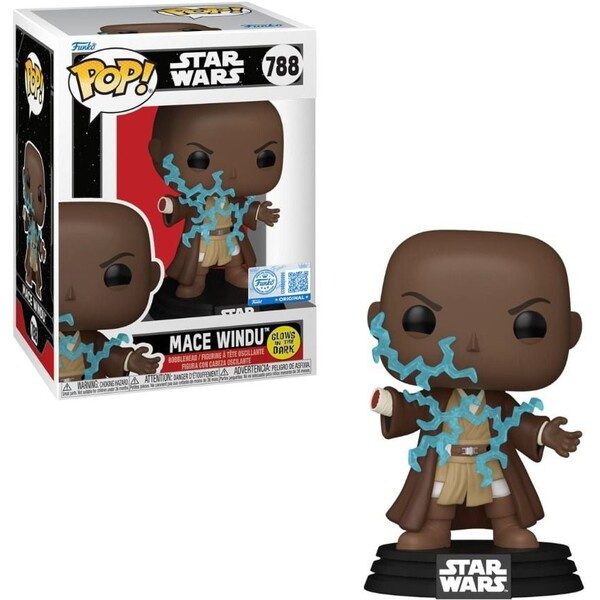 Funko Pop! 788 Star Wars Mace Windu Glows in the Dark
