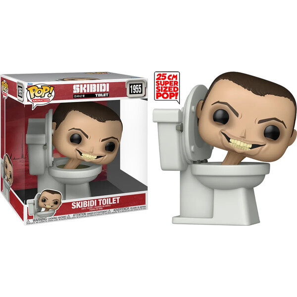 Skibidi Toilet Super Sized Jumbo POP! Vinyl Figure Skibidi Toilet 25 cm