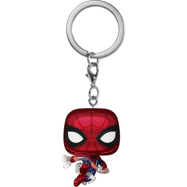 Funko POP! Keychain: Marvel: Spider-Man (Brand New Day) (Metallic)