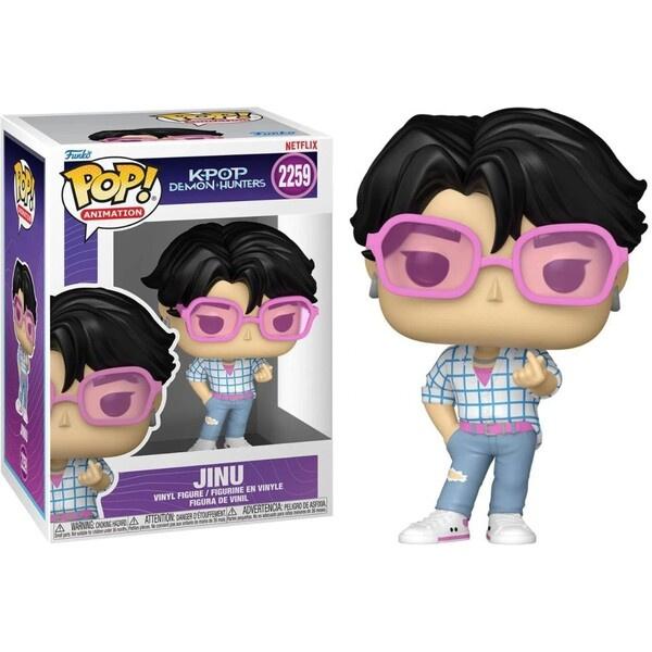 KPop Demon Hunters POP! Animation Vinyl Figures Jinu w/Chase 9 cm