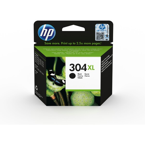 HP N9K08AE č. 304XL Černá