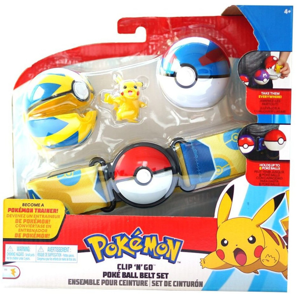 Pokémon Clip ´n´ Go Poké Ball Belt Set - mix motivov