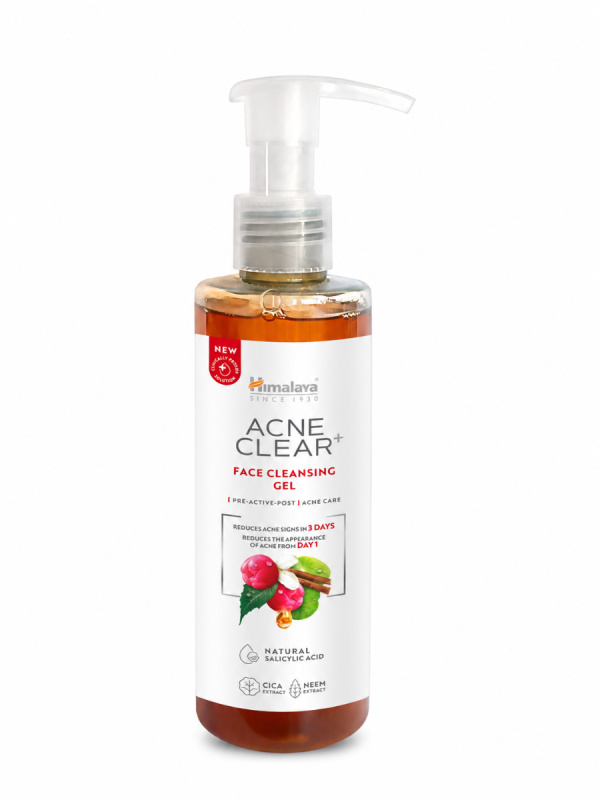 Himalaya Herbals Acne Clear+ Face Cleasing Gel čisticí gel proti akné 200 ml