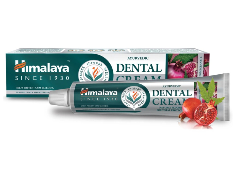 Himalaya Dental Cream Zubní pasta s přírodním fluoridem, Neem a granátovým jablkem, 100 g