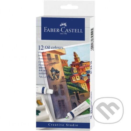 Olejové barvy Faber-Castell 12 barev, tuba 9 ml Faber-Castell