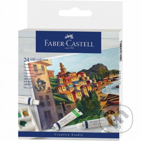 Olejové barvy Faber-Castell 24 barev, tuba 9 ml Faber-Castell