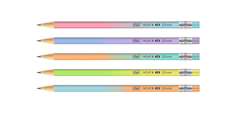Mechanická grafitová tužka CONCORDE Move 2 mm - mix barev