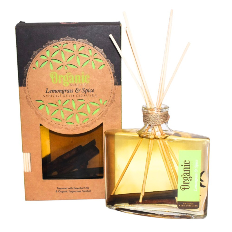Organic Goodness - vonný difuzér - 150 ml, Lemongrass & Spice