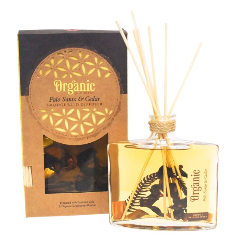 Song of India Organický vonný difuzér Organic Goodness - Palo Santo a cedr 150 ml