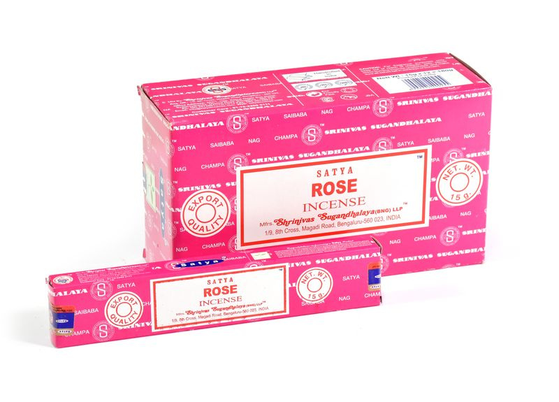 Sanu Babu Vonné tyčinky Satya - Rose, 15g