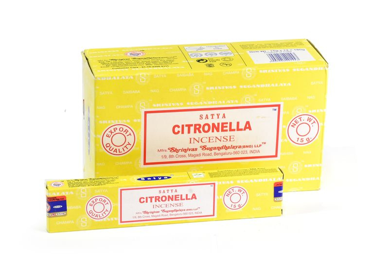 Sanu Babu Vonné tyčinky Satya - Citronella, 15g