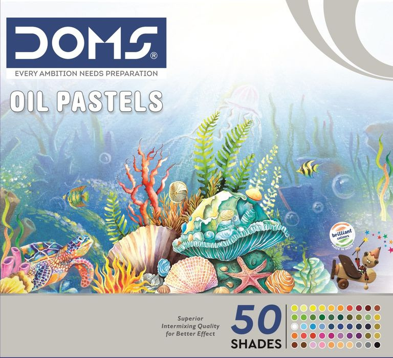 Olejové pastely DOMS - 50 ks