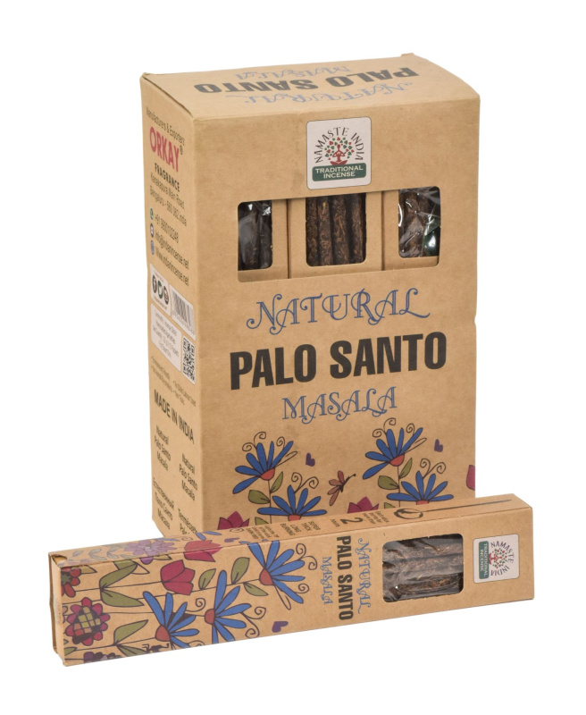Sanu Babu Vonné tyčinky, Palo Santo, Natural Masala, 23cm, 30g (Orkay)