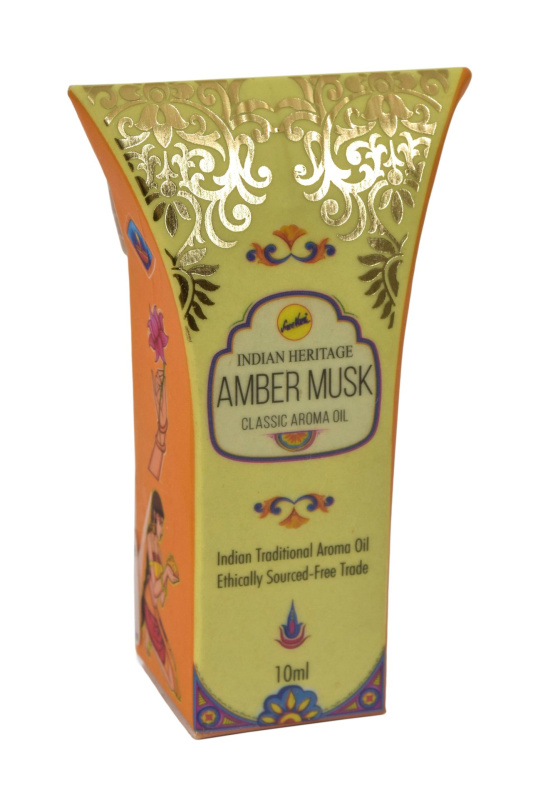 Sanu Babu Přírodní esenciální olej Amber Musk, Shreevani, 10ml