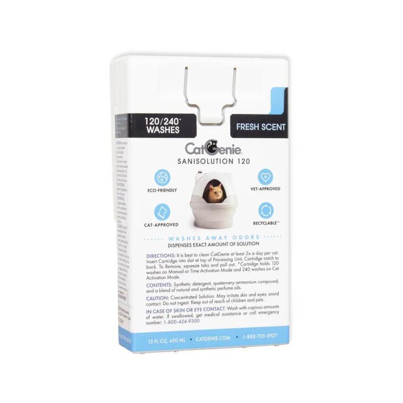 CatGenie 120+ Sanisolution cartridge s vůní