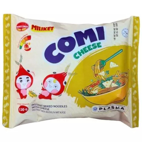 MILIKET instantní nudle comi sýr 120g