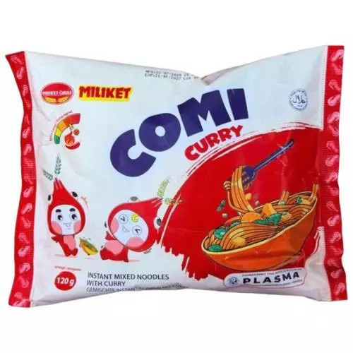 MILIKET instantní nudle comi kari 120g
