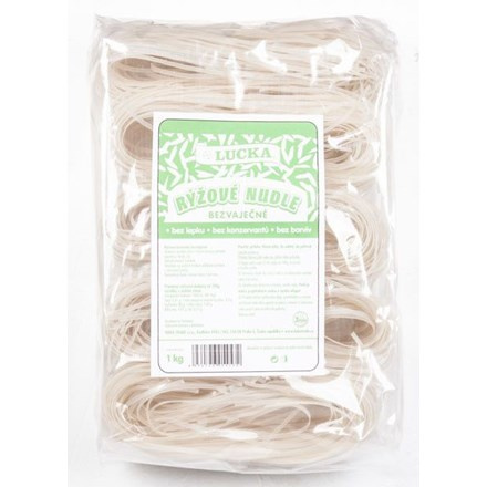 LUCKA Nudle rýžové bezlepkové 3 mm 1 kg