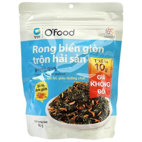 O'FOOD Seaweed with mixed Seafood 40g (RONG BIEN HAI SAN)