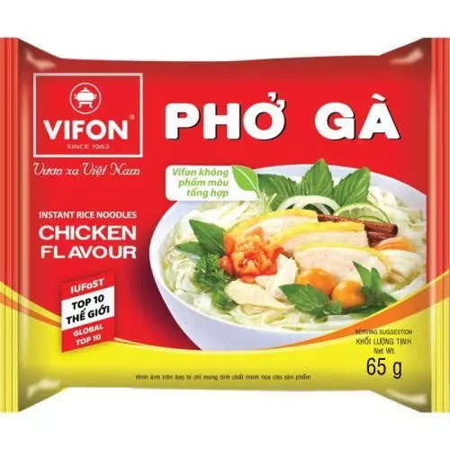 Vifon instantní rýžové nudle s příchutí kuřecí 60g (PHO GA)