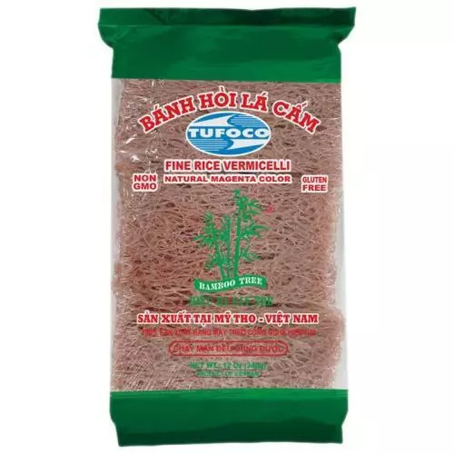 Bamboo Tree Rýžové vlasové vermicelli 340g fialové