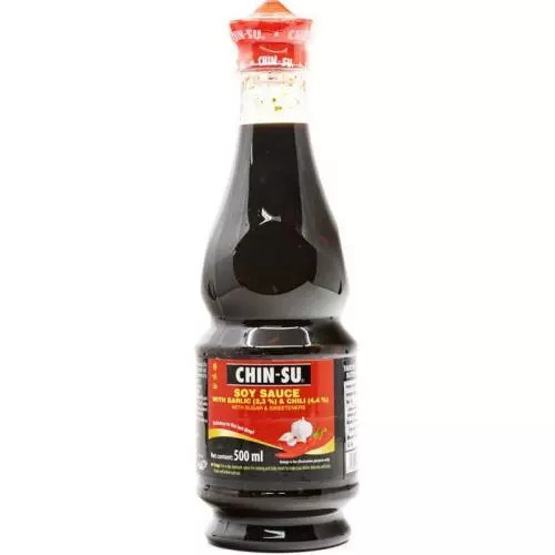 Chin-Su sójová omáčka 500ml chilličesnek (xi dau toi ot)