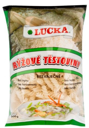 LUCKA Těstoviny rýžové vřetena 300 g