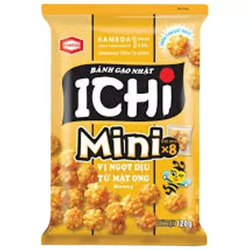 Ichi Mini rýžový krekr se sójovou omáčkou a medem