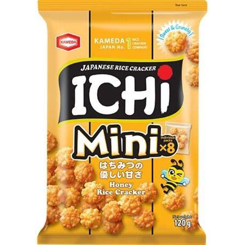 Ichi Mini rýžový krekr se sójovou omáčkou a medem