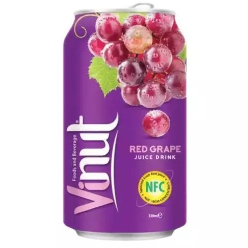 VINUT nápoj s příchutí červeného hrozna 330ML (NUOC NHO)